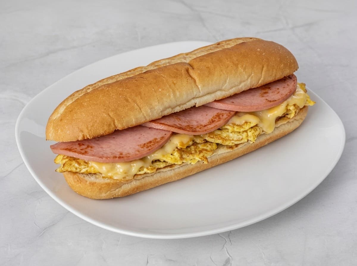 Large Bologna Egg Cheese Sub
