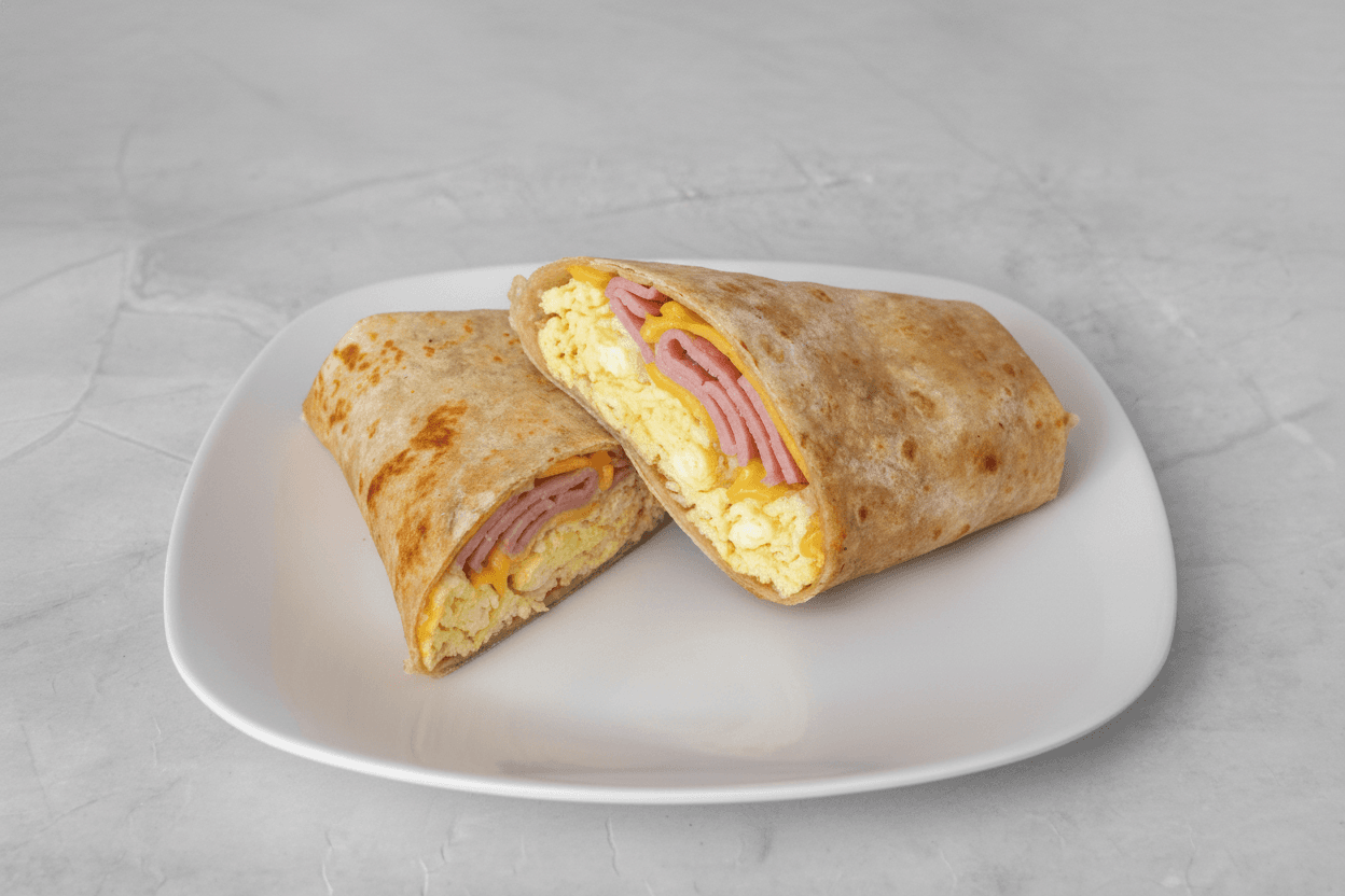 Spiced Ham Egg & Cheese Wrap