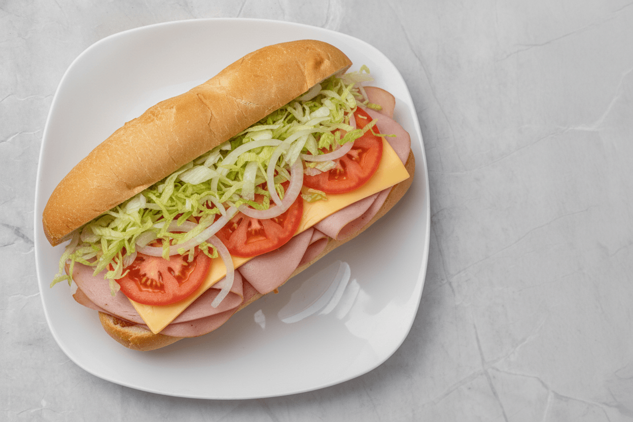 Large Ham & Cheese Sub