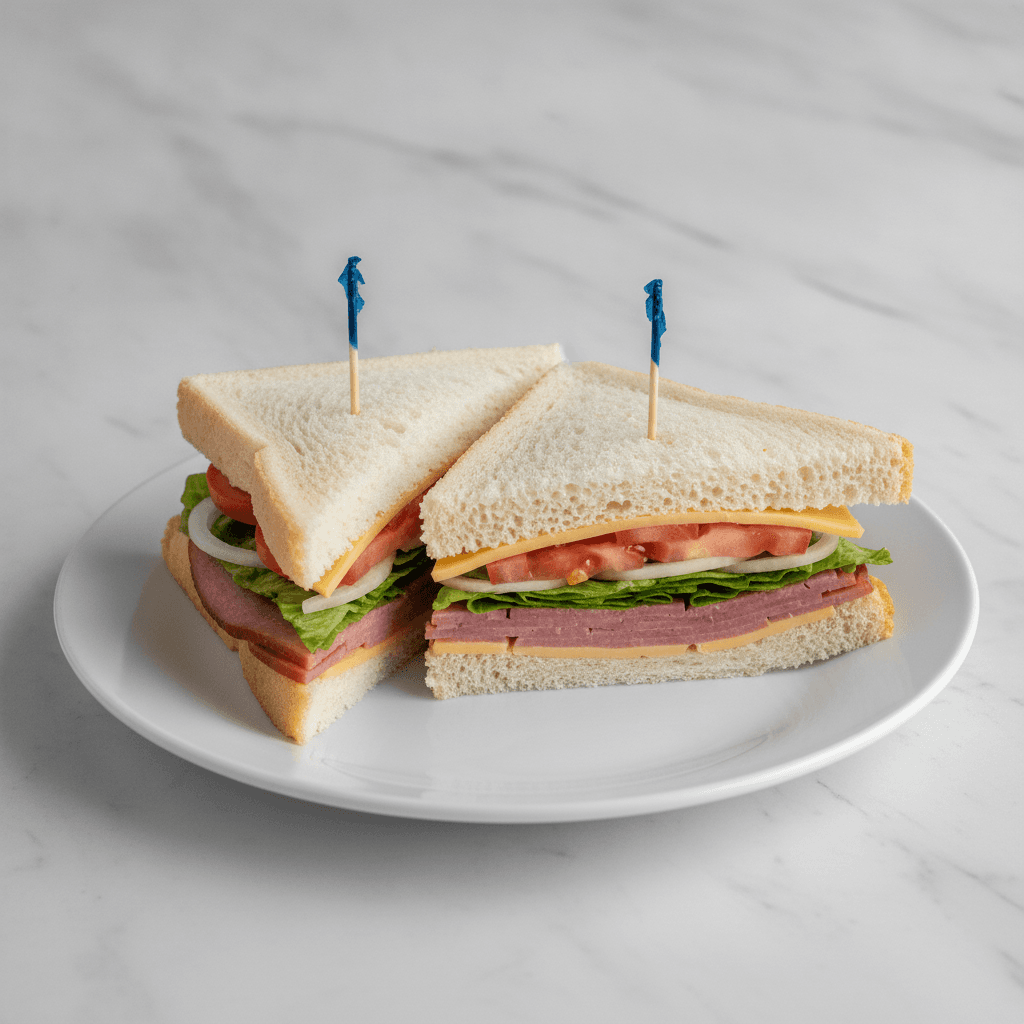 Spiced Ham & Cheese Sandwich