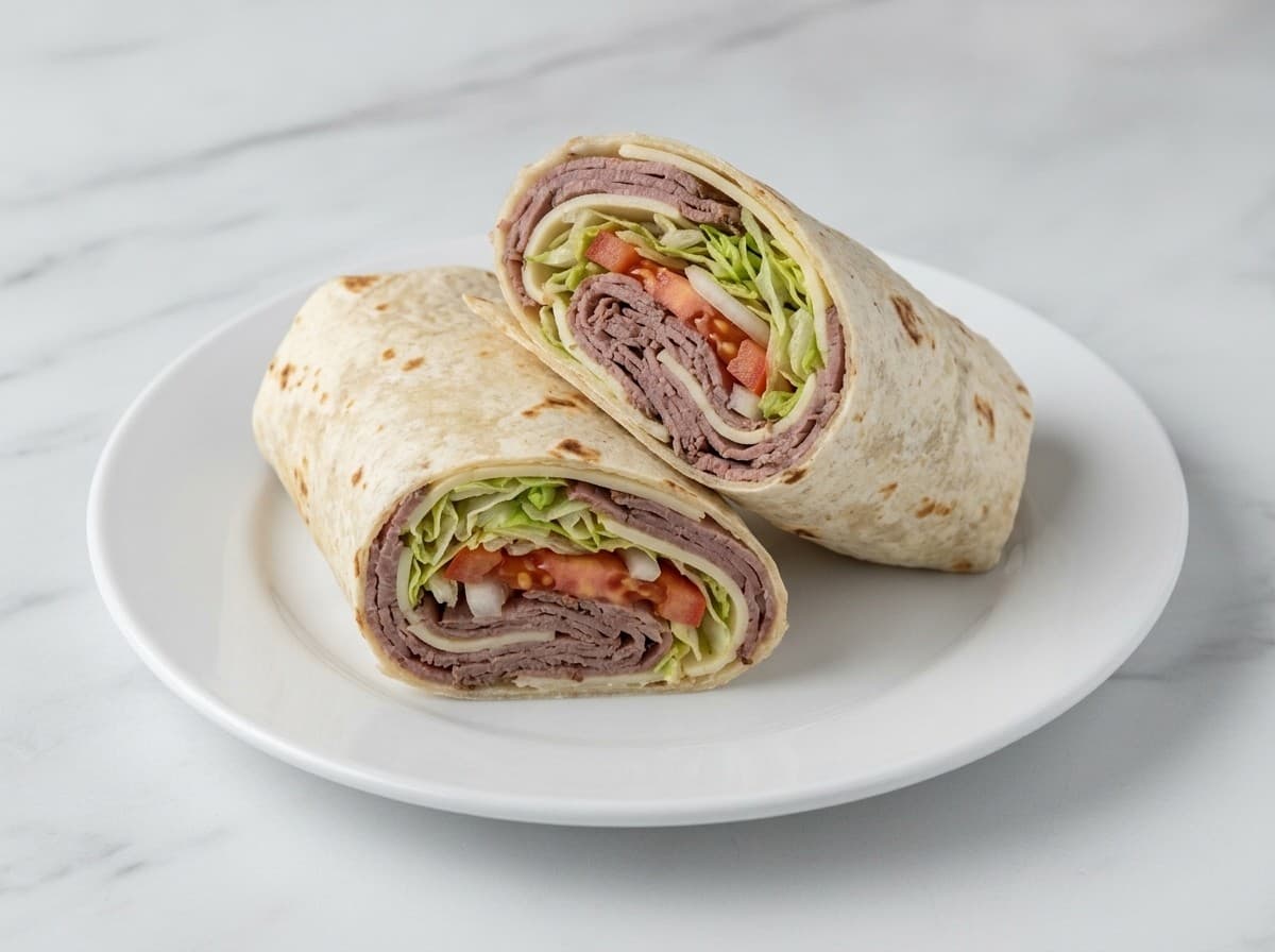 Roast Beef Cheese Wrap