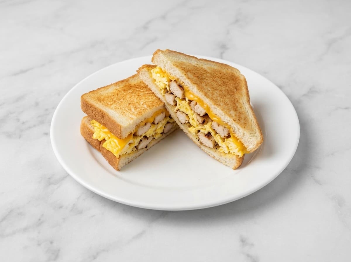 Chicken Egg & Cheese Sandwich