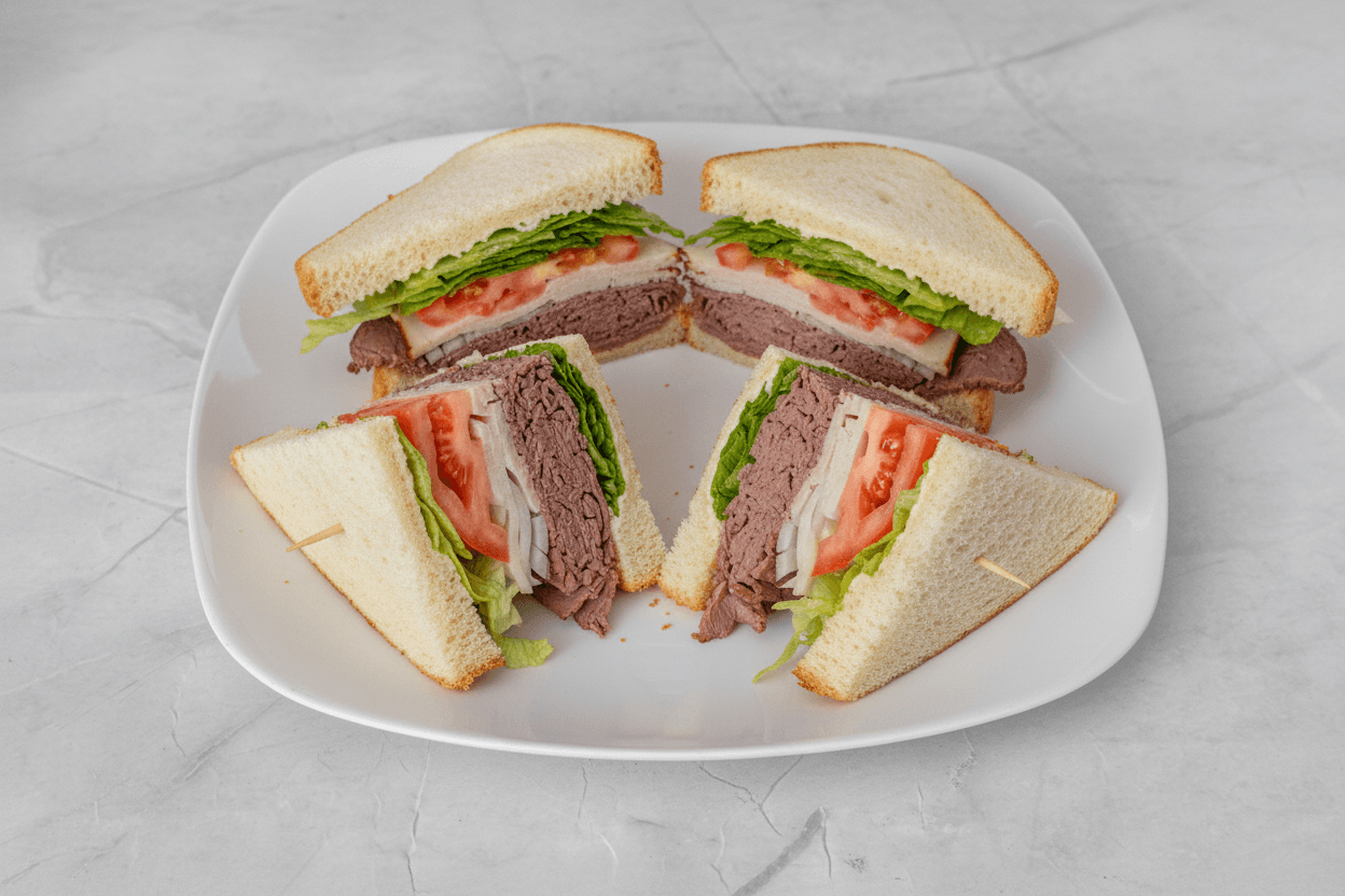 Roast Beef & Turkey Sandwich