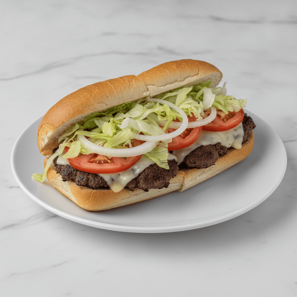 Large Cheeseburger Sub