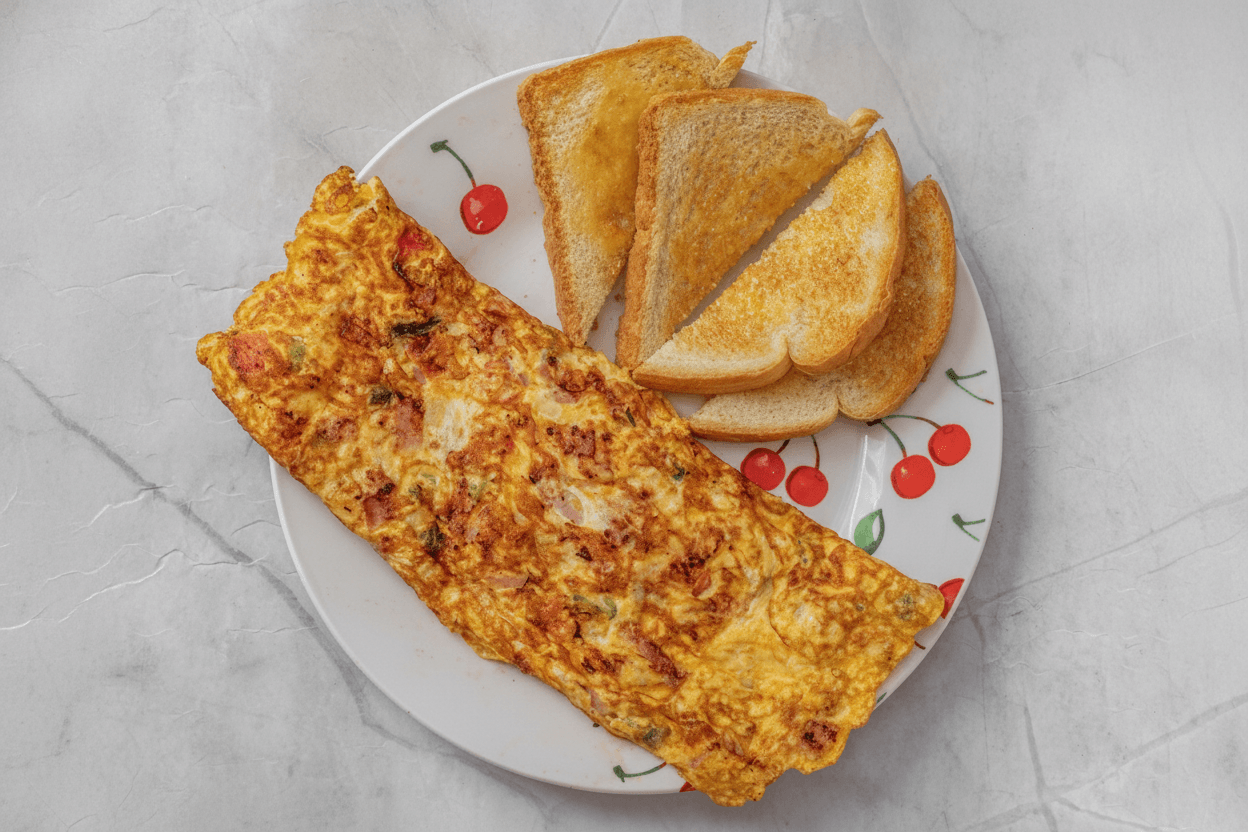 Bacon & Cheese Omelette