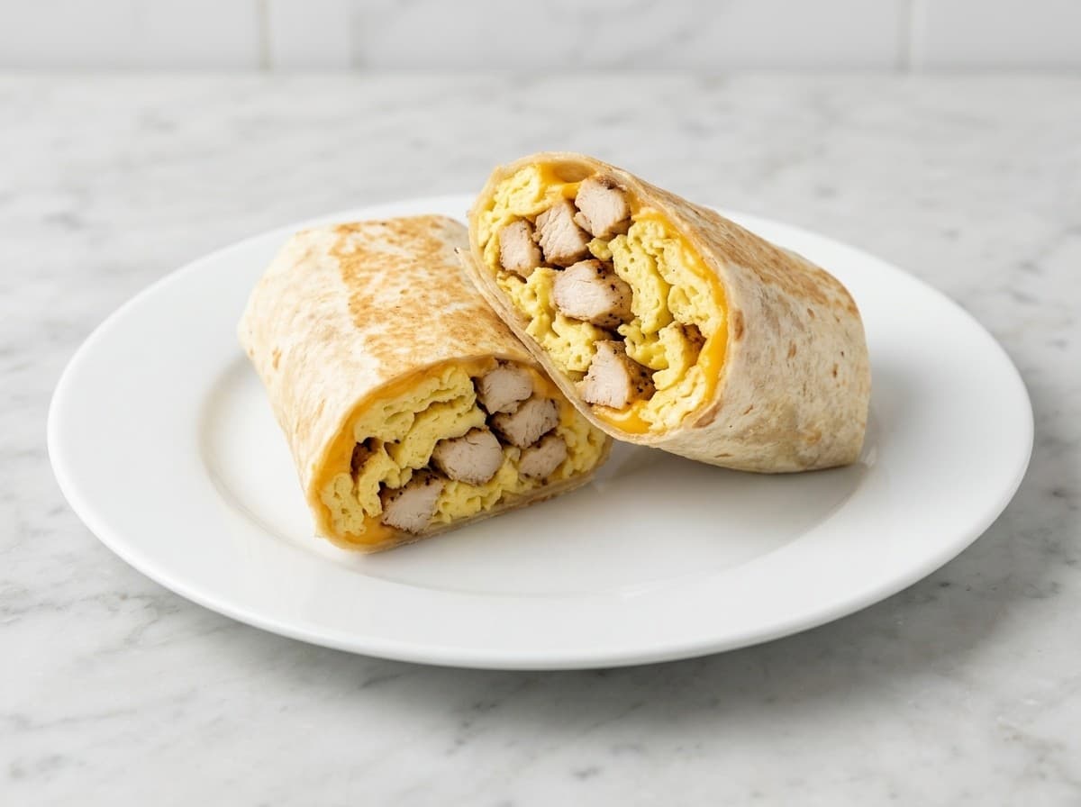 Chicken Steak Egg & Cheese Wrap
