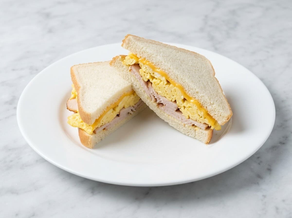 Turkey Egg & Cheese Sandwich