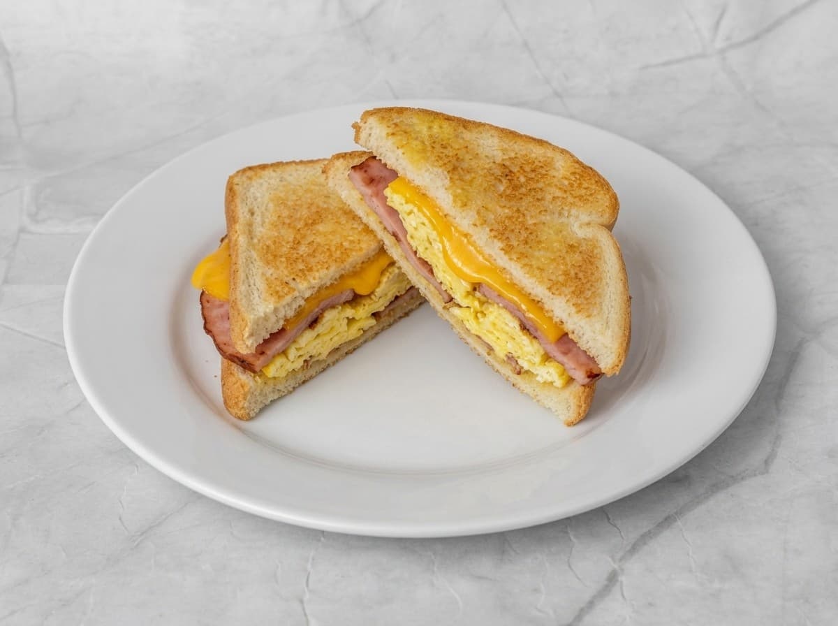 Ham Egg & Cheese Sandwich