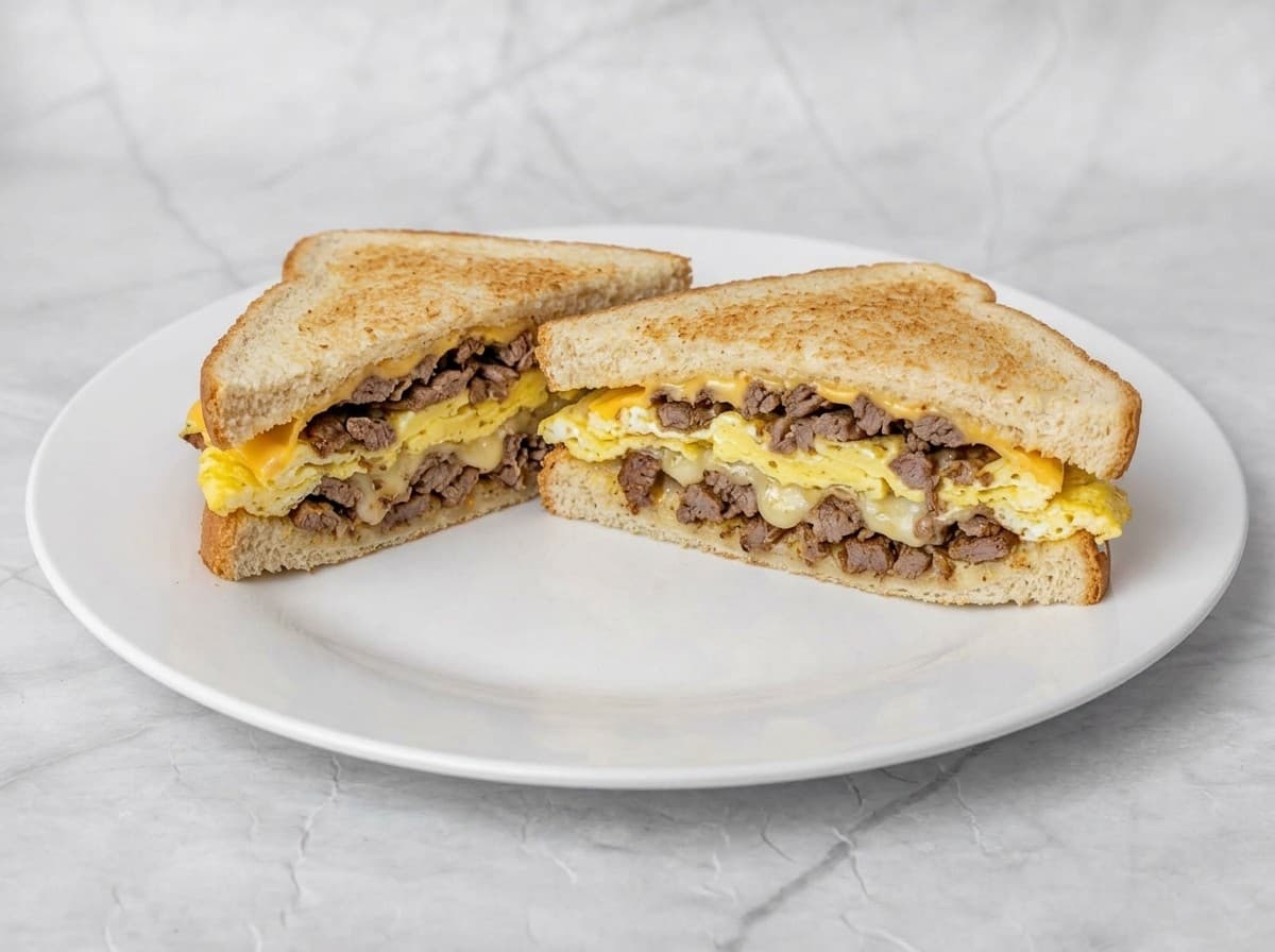 Steak Egg & Cheese Sandwich