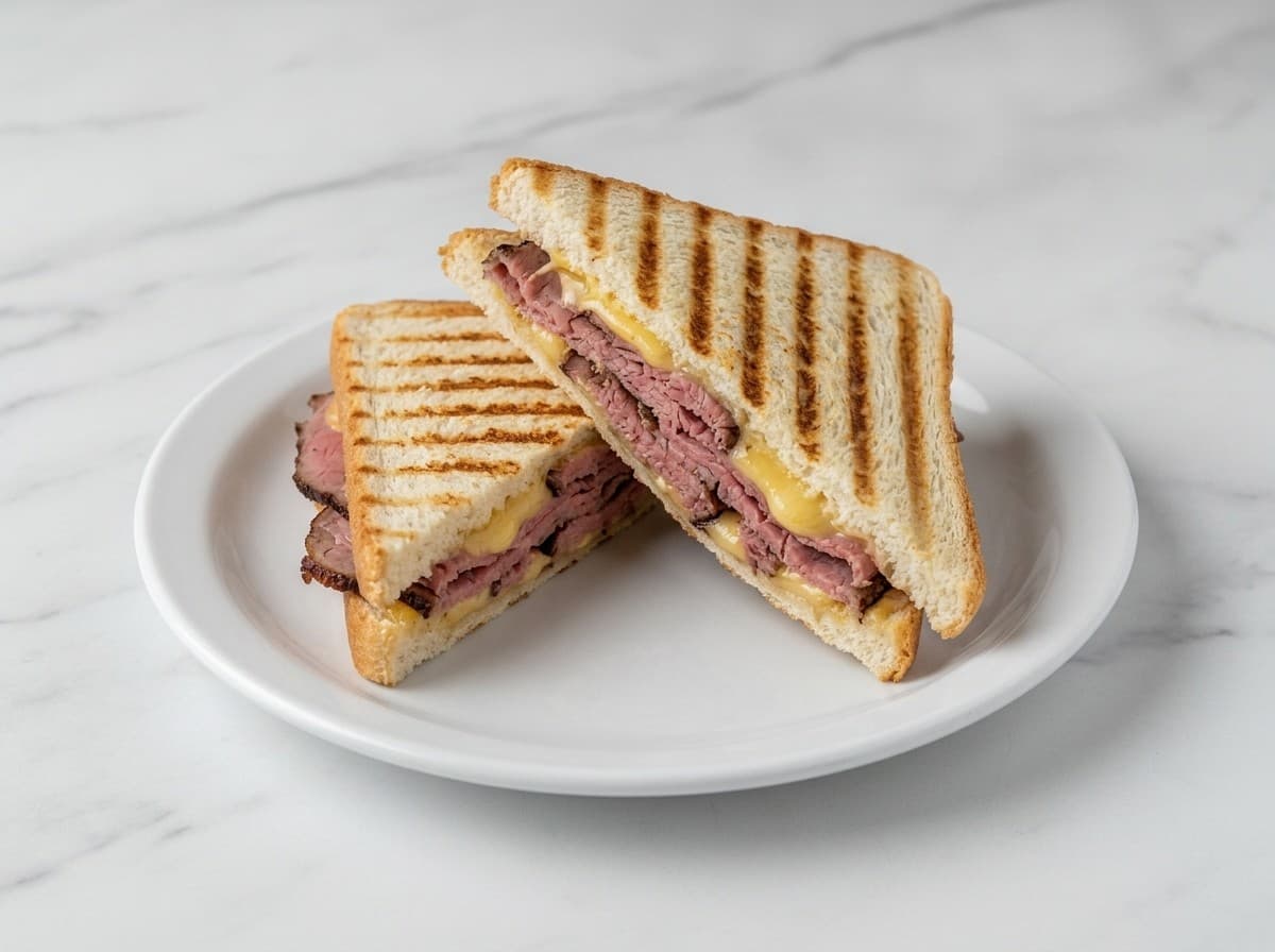 Roast Beef & Cheese Panini