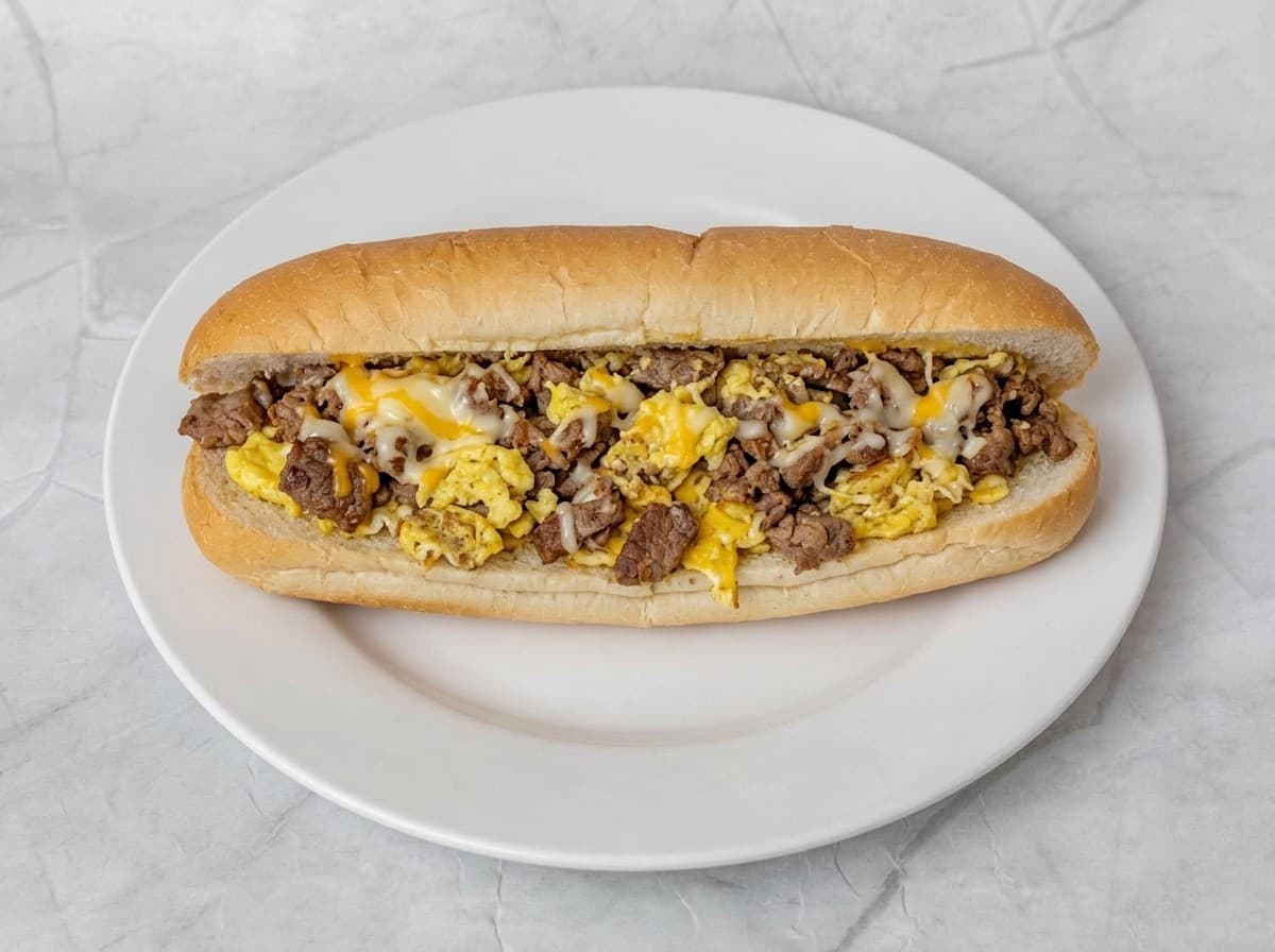 Small Steak Egg Cheese Sub